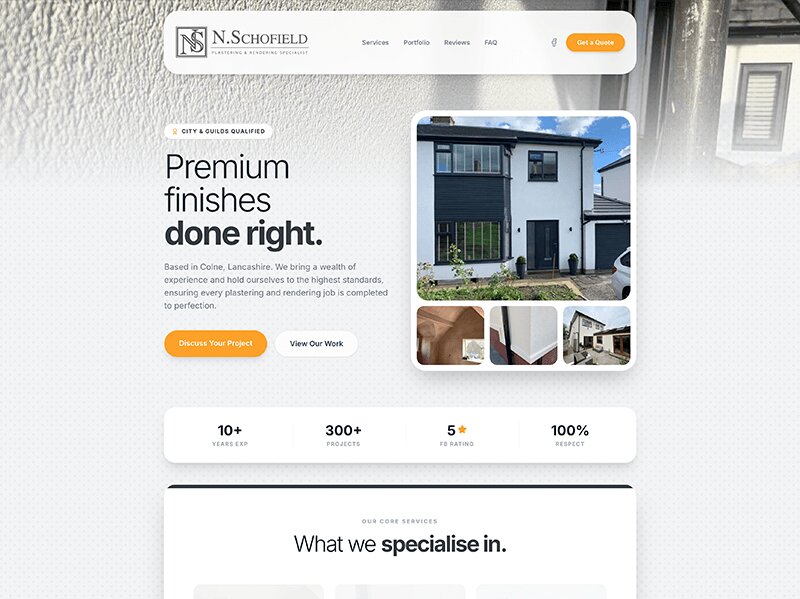 TC Joiner Builder Website preview