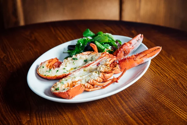 A seafood platter served at The Alma Inn